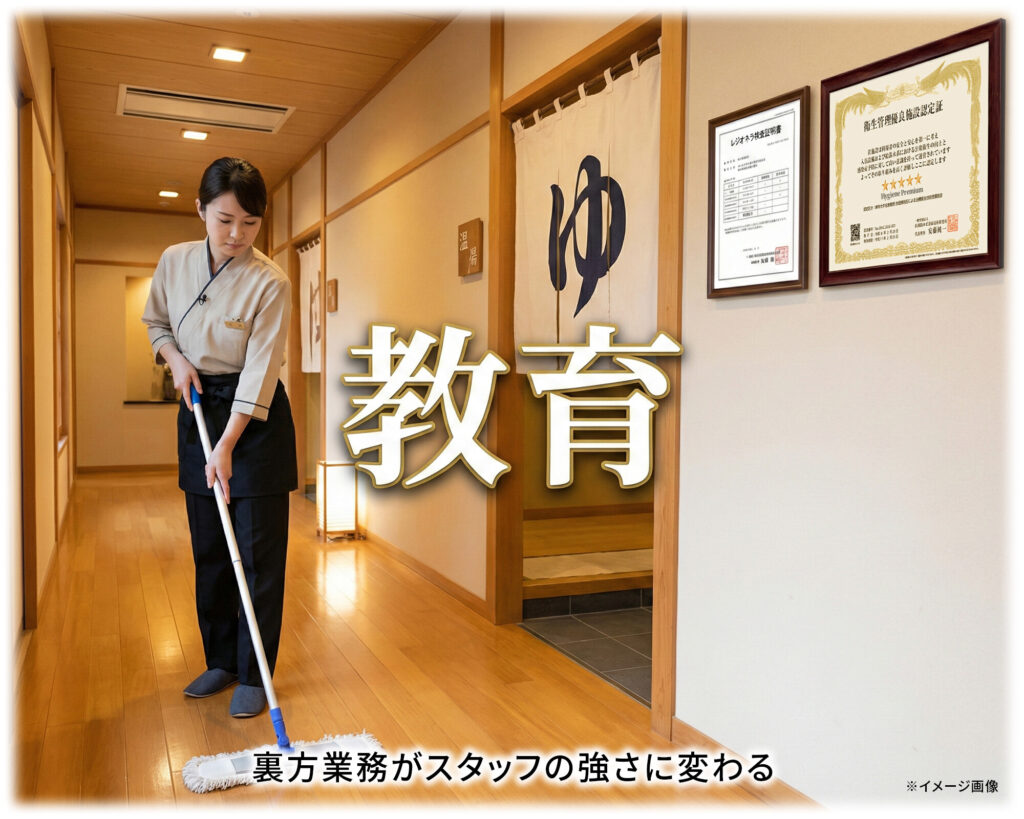 清掃スタッフのモチベーションを高め、日々の清掃を強力なリピート営業に変える効果。