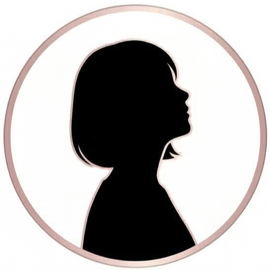 認定証を見た女性の感想イラスト1