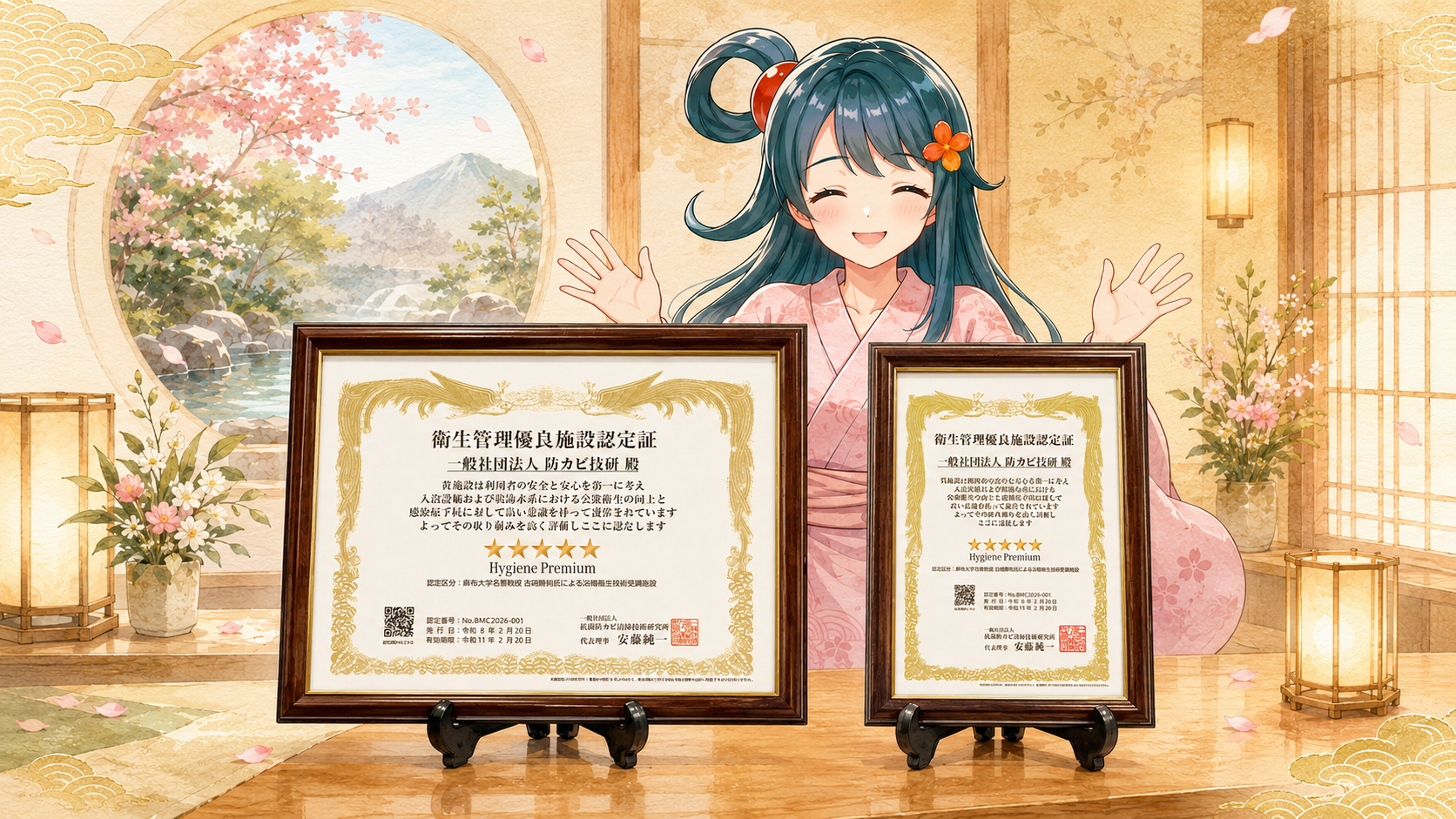案内人・稀麗ちゃん（着物ver.）